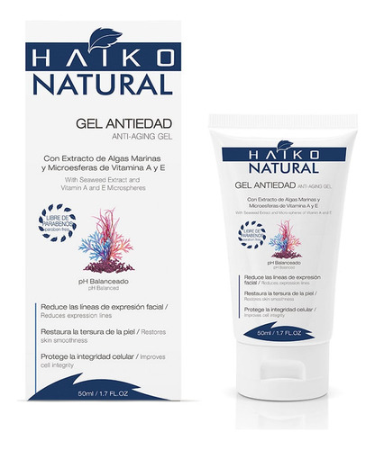 Gel Facial Haiko Natural Antiedad Y Arrugas X 50ml