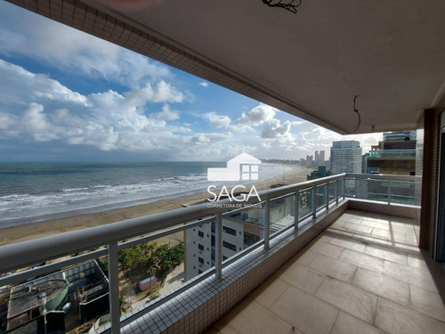 Imagem 29 de 30 de Frente Mar! Apartamento Com 4 Dormitórios À Venda, 250 M² Por R$ 2.500.000 - Canto Do Forte - Praia Grande/sp - Ap3973