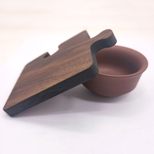 Walnut Dark Wood Coaster Puzzle Splicing Heat Insulation Pla