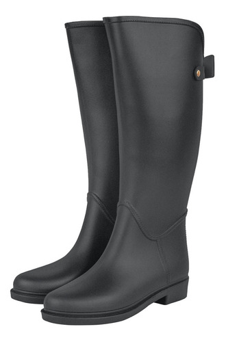 Botas Lluvia Mujer Golden Bowtie Bottplie - Negro