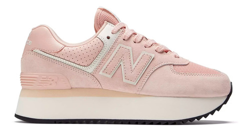 Zapatilla New Balance 574 Plus Mujer Rosado