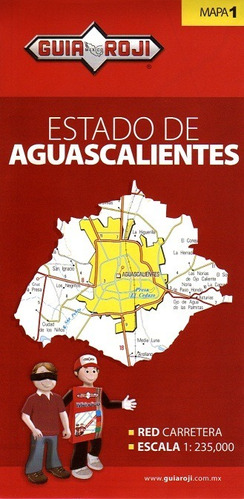 Mapa Estado De Aguascalientes Guia Roji