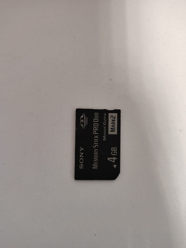 Tarjeta De Memoria Sony Memory Stick Pro Duo 4 Gb/psp