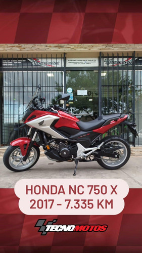 Honda Nc 750 X 2017 - 7.335 Km Sin Detalles, Todo Original