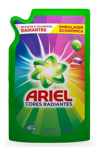 Kit C/4 Sabão Líquido Refil Ariel Clássico 700ml