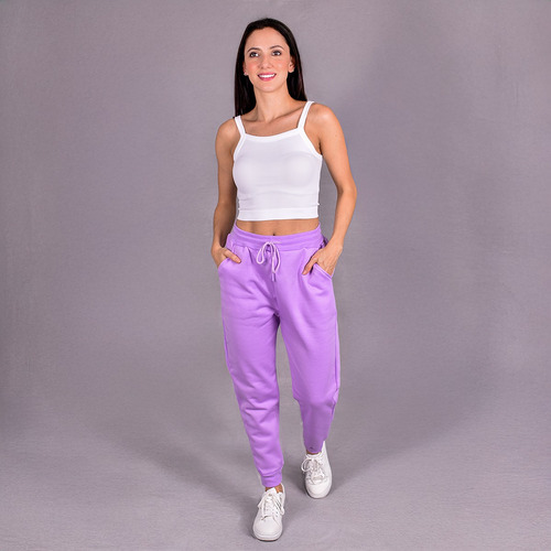Pants Jogger Mujer Deportivo Ajustable Con Bolsas Casual