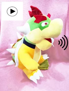 Peluche Bowser Musical Cancion Peaches