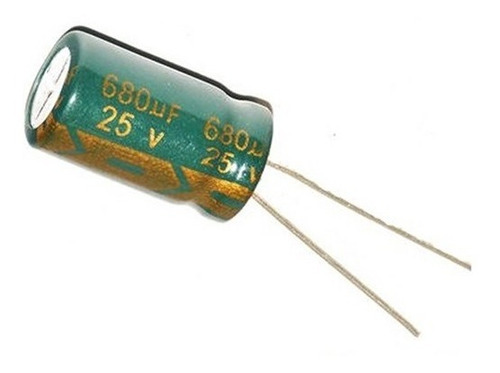 Pack X 10 Capacitor Capacitores 680uf 25v Nuevos 1ra. Calida