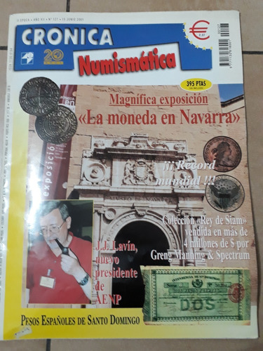 Cronica Numismatica Revista N ° 127 Junio 2001 (c12)