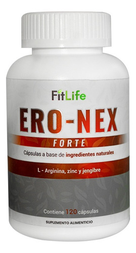 Ero-nex Fitlife Salud De La Prostata | 120 Cáps - 2 Meses Sin Sabor