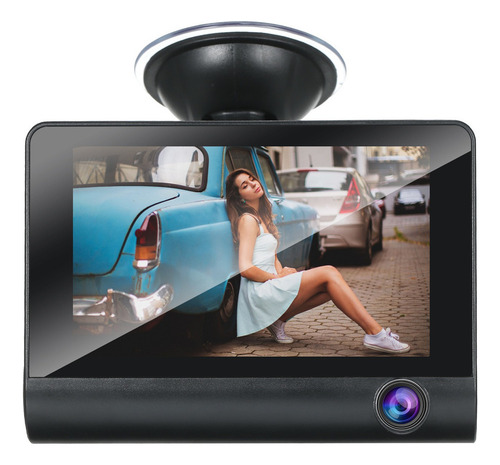 Cámara Delantera Y Trasera 1080p Full Hd Con Pantalla De 4in