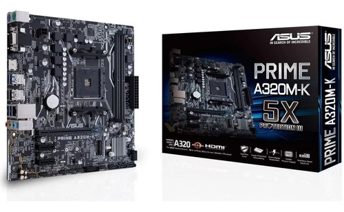 Mother Asus Prime A320m-k Am4 Ddr4 A320 Hdmi M2 Liontech