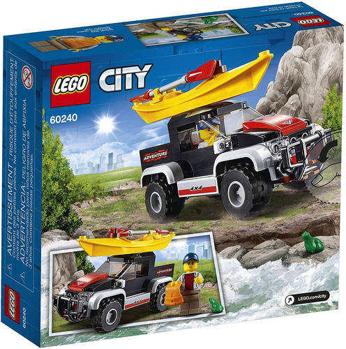 Lego City Grandes Vehículos Kayak Aventura 60240 Kit De Cons