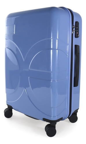 Maleta Mediana Cloe Unisex Rígida 24 Candado Tsa Color Azul