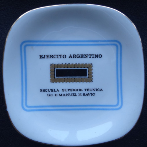 Platito Ejercito Colección Porcelana 17