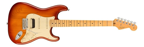 Guitarra eléctrica Fender American Professional II Stratocaster HSS de pino sienna sunburst brillante con diapasón de arce