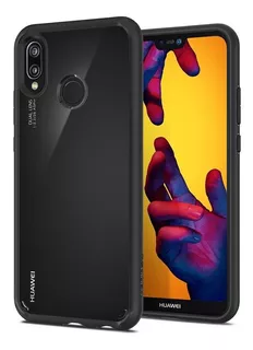 Funda Spigen De Lujo Ultra Hybrid Black Huawei P20 Lite