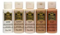 Comprar Folkart Terra Cotta - Juego De 5 Pinturas Acrilicas, Essenti