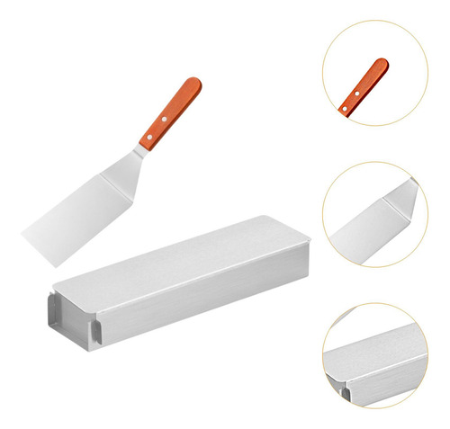 Molde Rectangular Para Tartas De Acero Tapa De Acero Corta
