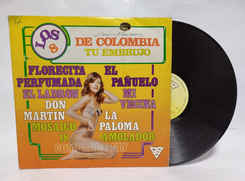 Disco Lp Los 8 De Colombia / Tu Embrujo