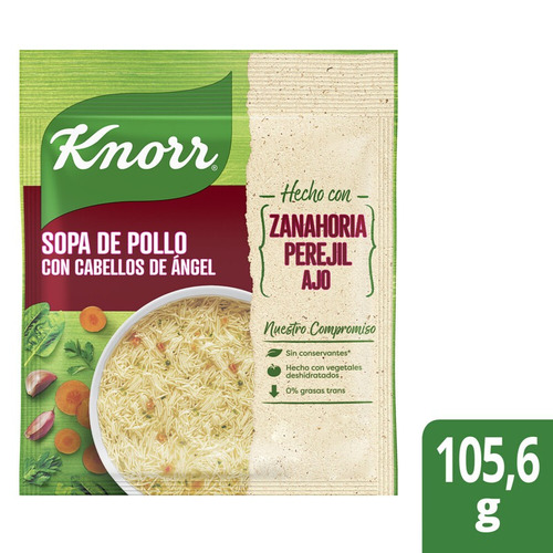 Sopa De Pollo Knorr Con Cabello De Ángel 105.6g