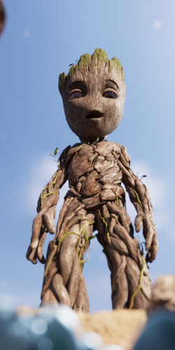 Poster Lona Vinilica Uv - Baby Groot