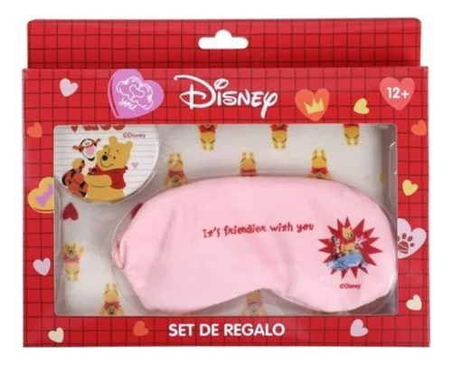 Set Regalo San Valentín Winnie The Pooh Cosmetiquera Espejo 