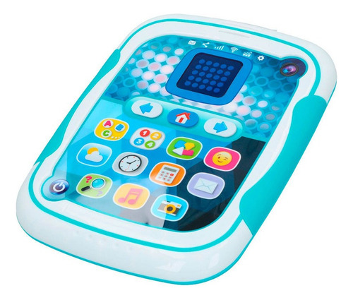 Consola Juego Juguete Que Enseña Hablar A Los Bebes Niños Color Celeste Multicolor