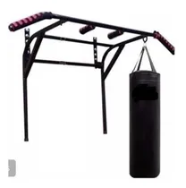 Comprar Barra Dominada 2en 1 Mas Saco De Boxeo D 1.50mts Nuevos 