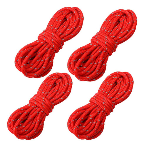 Cordón Paracord 550, Cuerdas Para Tienda De Campaña, 6 Color