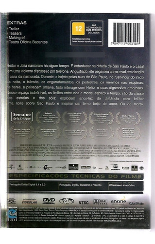 Dvd Via Lactea - Alice Braga - Lacrado - Novo