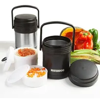 Comprar Vianda Lunchera Termica Waterdog 1200cc 2 Recipientes +bolso