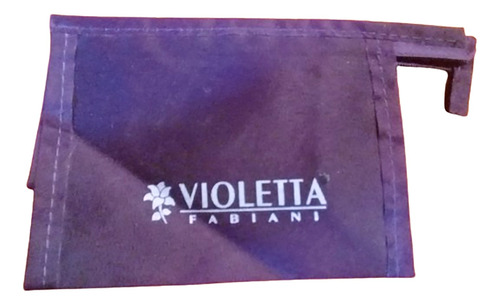 Porta Cosmeticos Mondero Lona Violetta Fabiani 14cm X 10cm