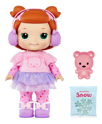 Muñeca Invierno Con Accesorios Juego Creativo Ropa, Orej