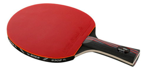 Raqueta De Tenis De Mesa De Fibra De Carbono Boer Para Adult