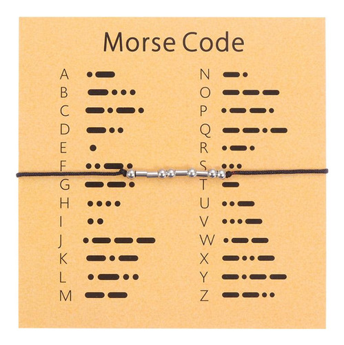 A Brazalete De Amistad Con Código Morse Fuck Off I Love