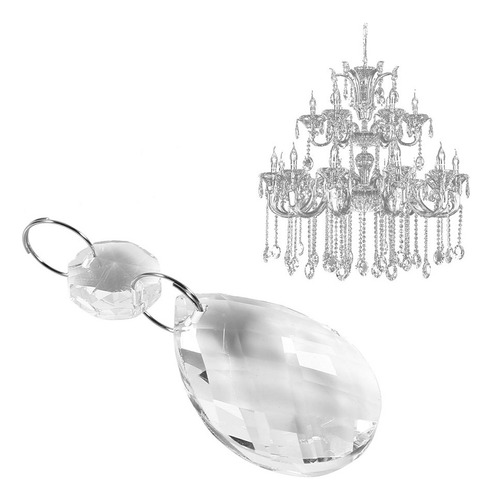 10 Unidades De Luminária Pendente De Cristal De Prismas De C