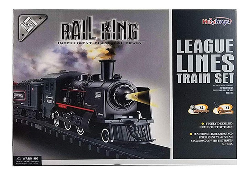 Imagen 6 de 6 de Rey De Ferrocarril Eléctrico Vapor Locomotora Tren Clásico