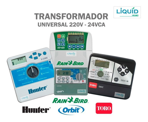 Imagen 3 de 5 de Transformador Riego 220- 24vca 1.2a Prog. Hunter - Rain Bird
