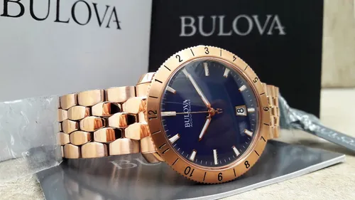 Bulova Accutron Ii 97b130 Moonview 42mm Cuarzo Uhf 262khz Cuotas