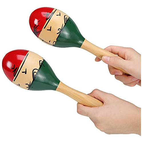 Professional Maracas, Wooden Rumba Shaker Rattle Latin ...