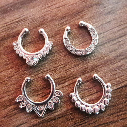 Piercing Falso Septum Clickers Acero Quirurgico San Miguel