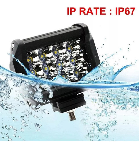 X2 Barra Focos Neblineros Led 36w Blanco Expansion Auto Moto
