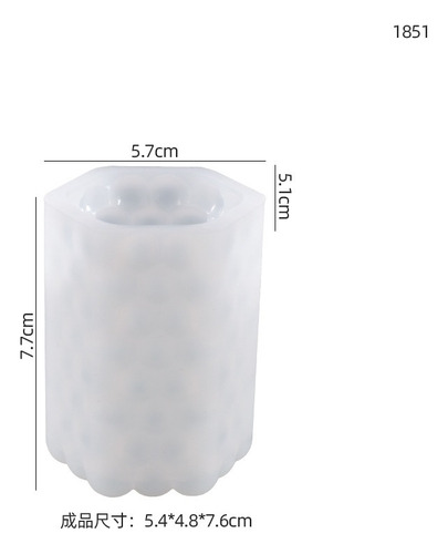 Molde De Silicona For Vela Orb Lantern Lunares