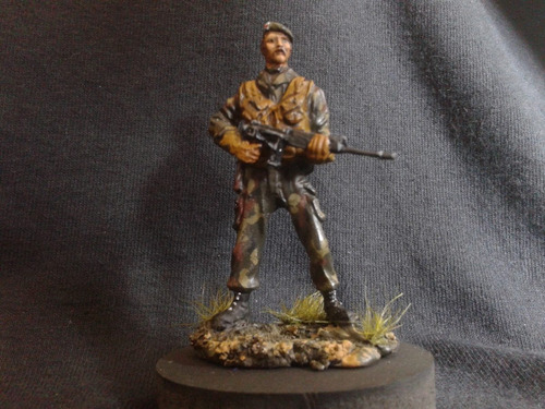 Figura De Plomo 1/32 O 54 Mm Comando Argentino Malvinas