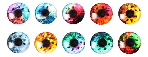 20 Piezas Cabochones De Vidrio Redondos Zhu Yu Chun 40mm