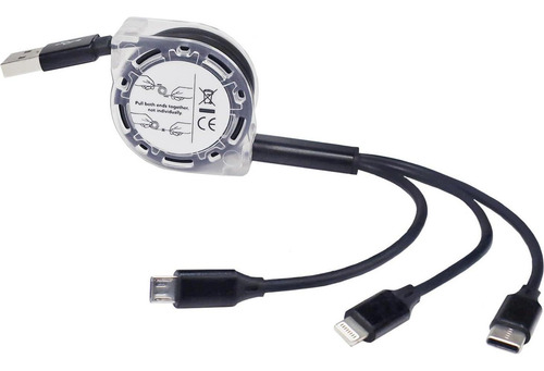 Cable Retráctil Boxwave Usb Para Tribit Stormbox Pro
