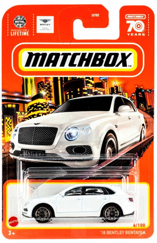 Matchbox '18 Bentley Bentayga #4 2023 Blanca