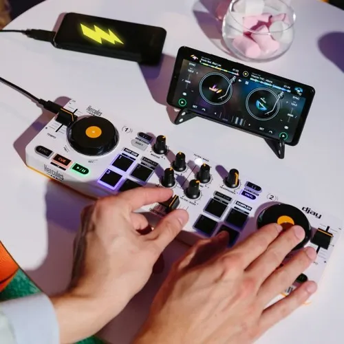 Controlador Dj Hercules Control Mix Android Ios B-y