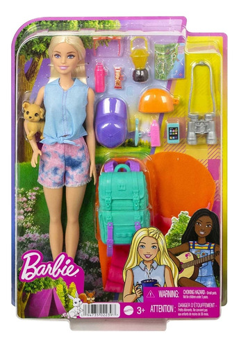 Muñeca Barbie Malibu It Takes Two Vamos De Camping